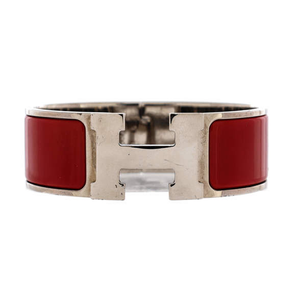 Hermes Wide Clic H Bracelet Enamel - Picture 1 of 3